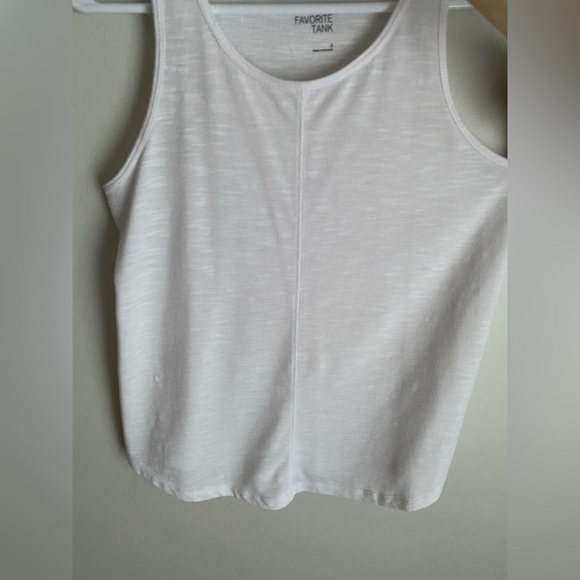 White Racerback Tank Top - Picture 6 of 8